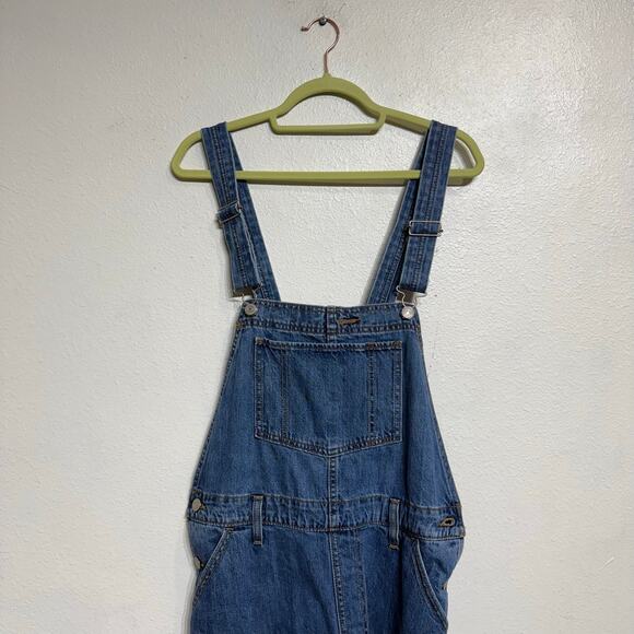 Levi's Blue Denim Straight Leg Overalls Sz M - Picture 3 of 13